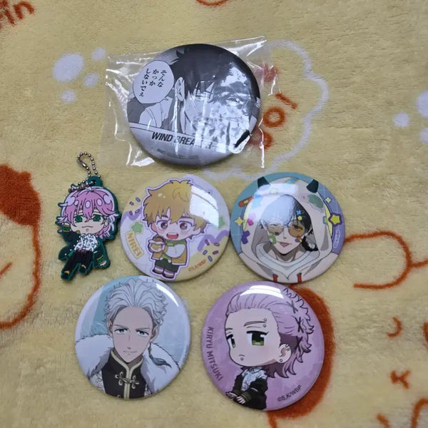 [BUNJANG] Wind Breaker Gacha Badge & Keyring Set / 윈드브레이커 뱃지 & 키링 세트 윈브레 가챠