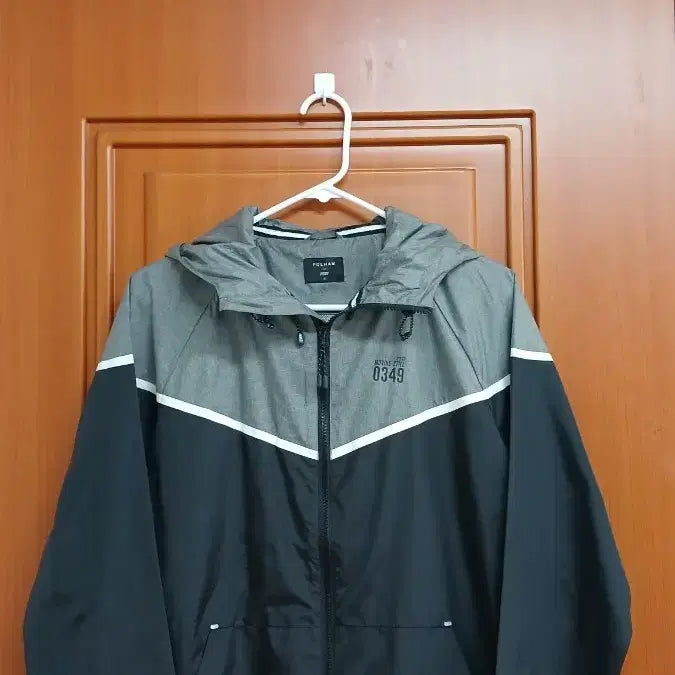 [BUNJANG] Polham Windbreaker Jacket - Gray Black / 폴햄 바람막이 자켓 그레이 블랙