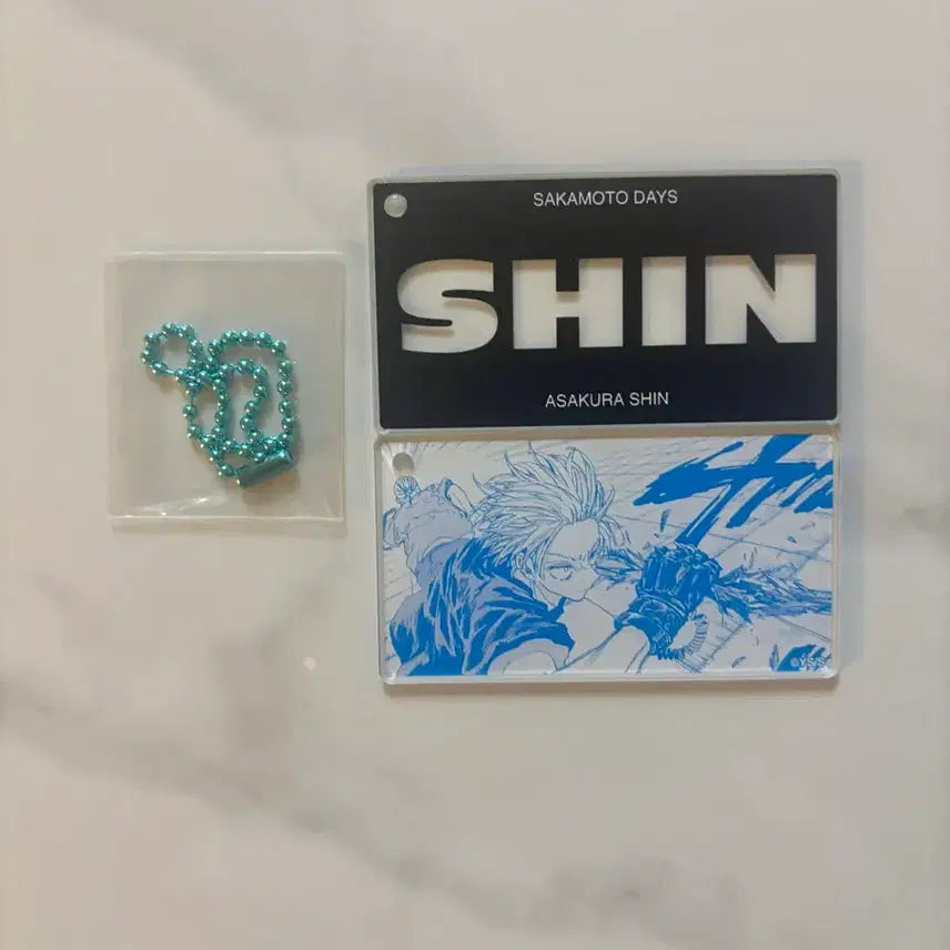 [BUNJANG] Sakamoto Days Asakura Shin Slide Keyring / 사카모토데이즈 사카데이 아사쿠라 신 슬라이드 키링