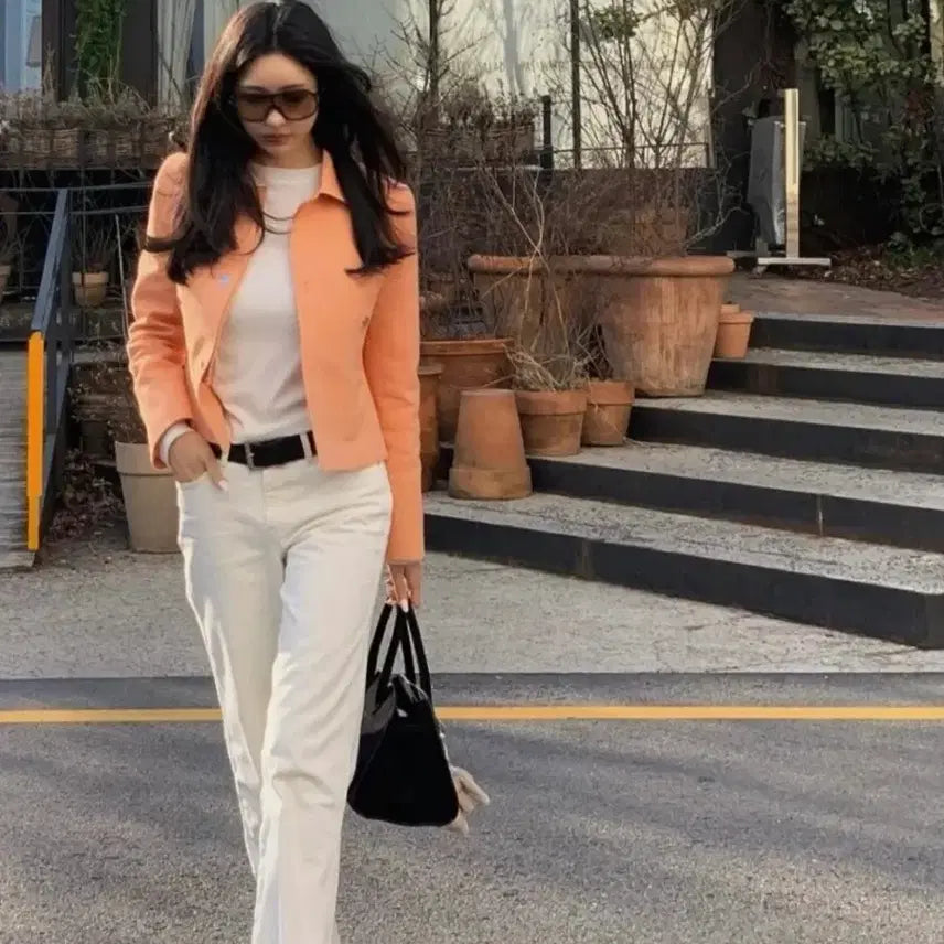 [BUNJANG] Lapla Sakura Denim Jacket S / 라플라 사쿠라 데님 자켓 s