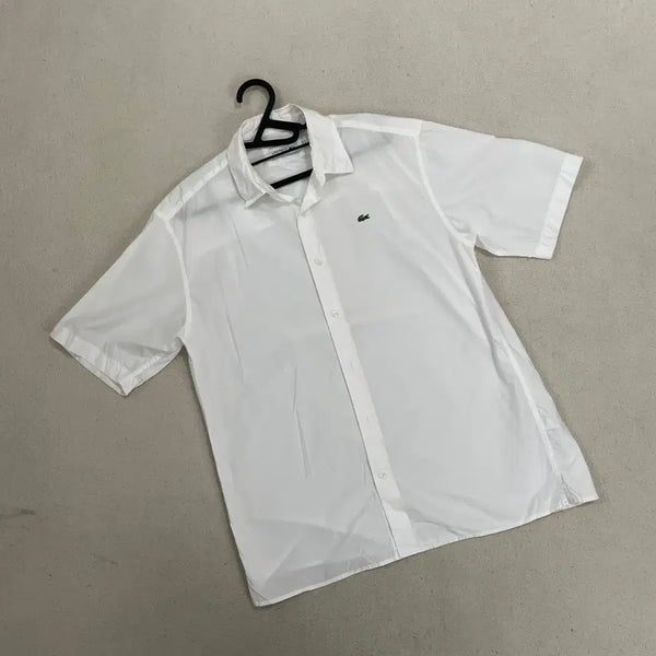 [BUNJANG] Lacoste Short Sleeve Shirt Navy Blue / M 라코스테 반팔 셔츠 남방 B.4702