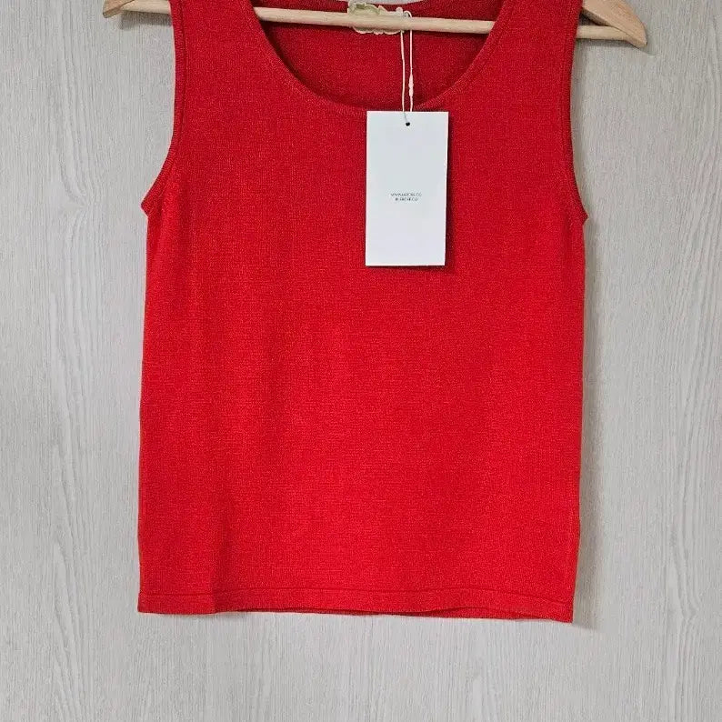 [BUNJANG] Cotton Tencel Red Camisole / S 코튼,텐셀 레드 나시