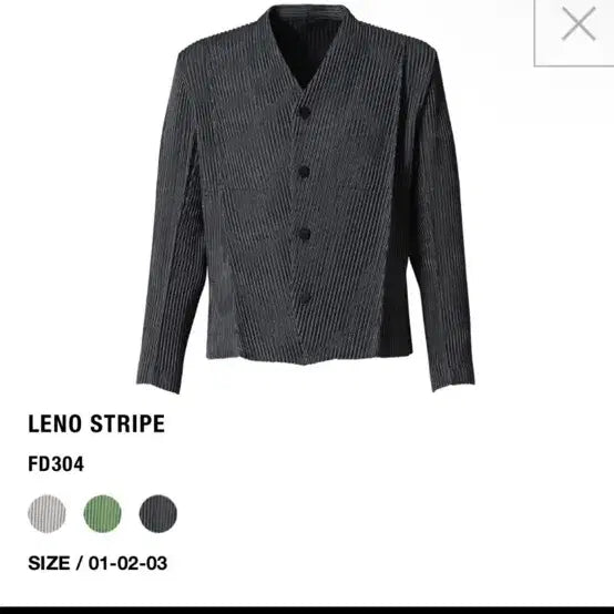 [BUNJANG] Homme Plissé 23SS Reno Stripe Jacket / 옴므플리세 23년 3월 먼슬리 레노 스트라이프 자켓 2