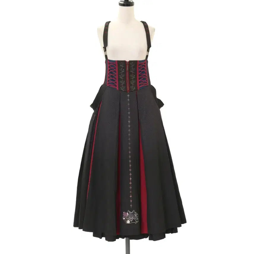 [BUNJANG] Ozz On Hakama Corset Skirt / 오늘만할인) Ozz on 오즈온 하카마 코르셋 스커트 일본풍 오리엔탈