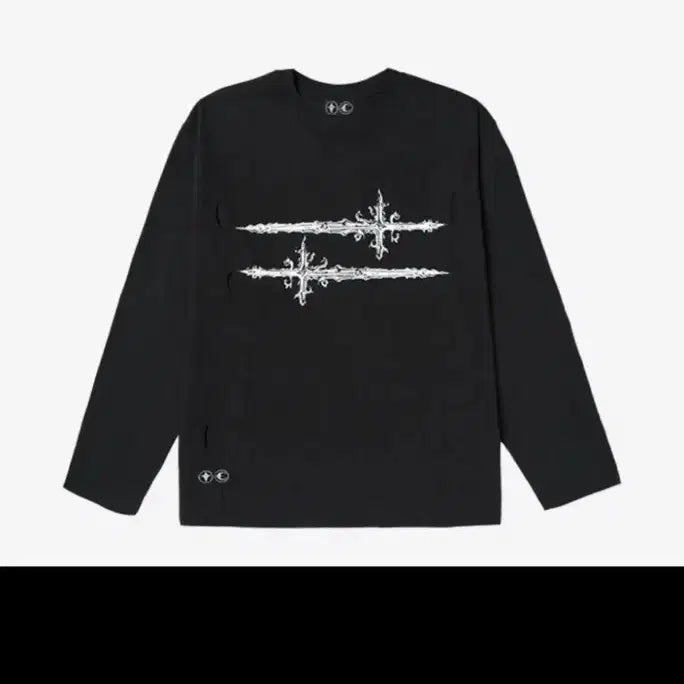 [BUNJANG] THUG CLUB Cross T Long Sleeve T-Shirt / 떠그클럽 크로스T 긴팔 티셔츠