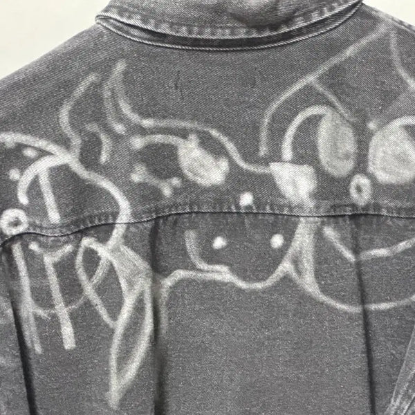 [BUNJANG] Chito Signed Hand-Painted Denim Shirt / 1 of 1 치토 chito 페인팅 데님 셔츠