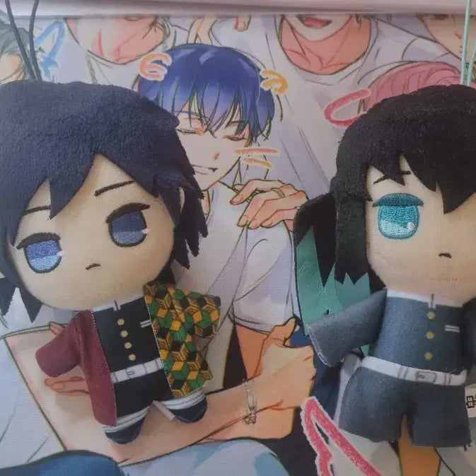 [BUNJANG] Gyui & Muichiro Plush Set / [급전/택포]기유&무이치로 누이 인형 세트+무이치로 코등이 우산가챠 덤