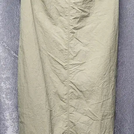 [BUNJANG] 8 Seconds Khaki Shirring Long Dress / 8세컨즈 카키색 셔링 롱 원피스