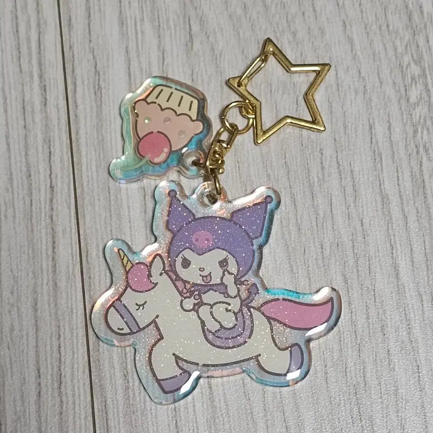 [BUNJANG] Sanrio Kuromi Rare Carousel Keyring / 산리오 쿠로미 레어 키링 목마