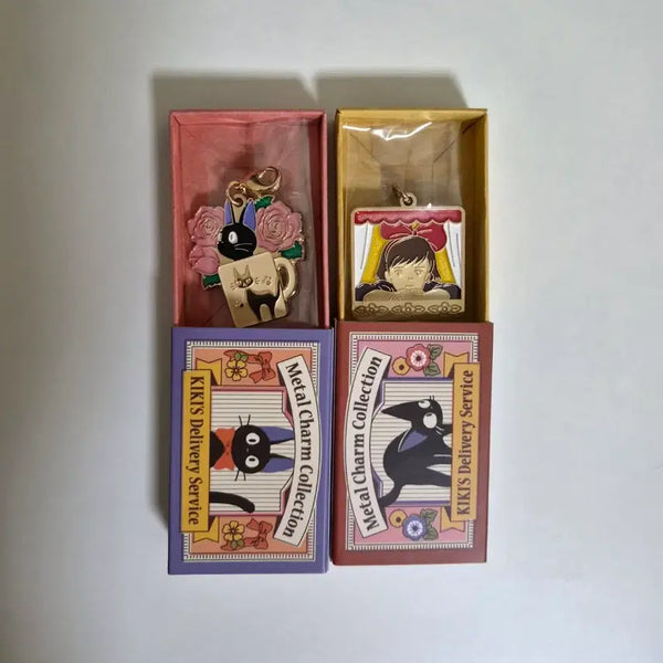 [BUNJANG] Kiki's Delivery Service Metal Charm Bundle Set / 마녀배달부 지지 메탈참 일괄