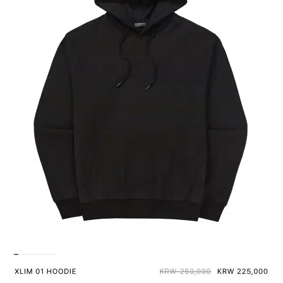 [BUNJANG] XLIM Sequence Black Hoodie / (S) xlim 시퀀스 블랙 후드