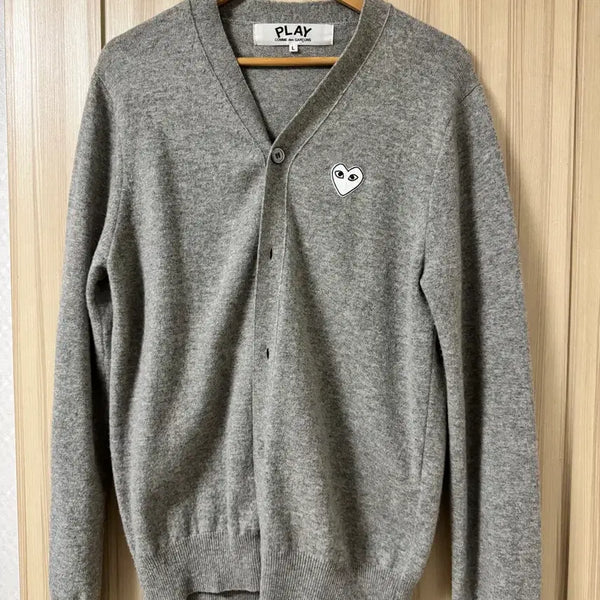 [BUNJANG] Comme des Garçons Cardigan Grey L / 꼼데가르송 가디건 그레이 L