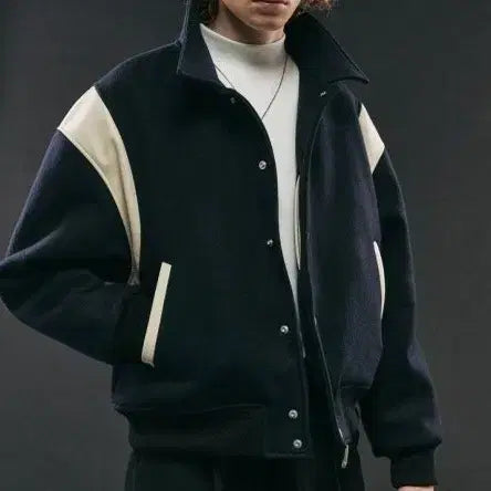 [BUNJANG] Jipsy Varsity Jacket Blouson / 집시 바시티 자켓 블루종