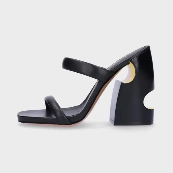 [BUNJANG] Off-White Meteor 120 Cutout Sandal Heels - Size 37 / 오프 화이트 OFF-WHITE 메테오 120 컷아웃 샌들 힐 37사이즈