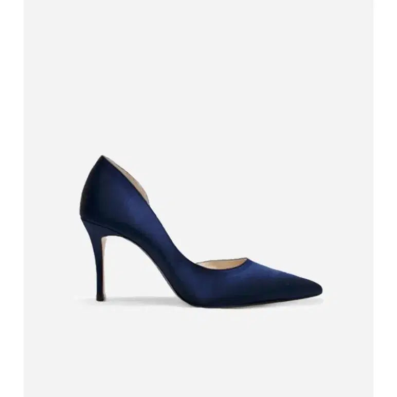 [BUNJANG] Blanssow Salma Moroccan Heels Navy/Red Brown / 블랑쇼 모로코 살마 네이비 레드브라운 220