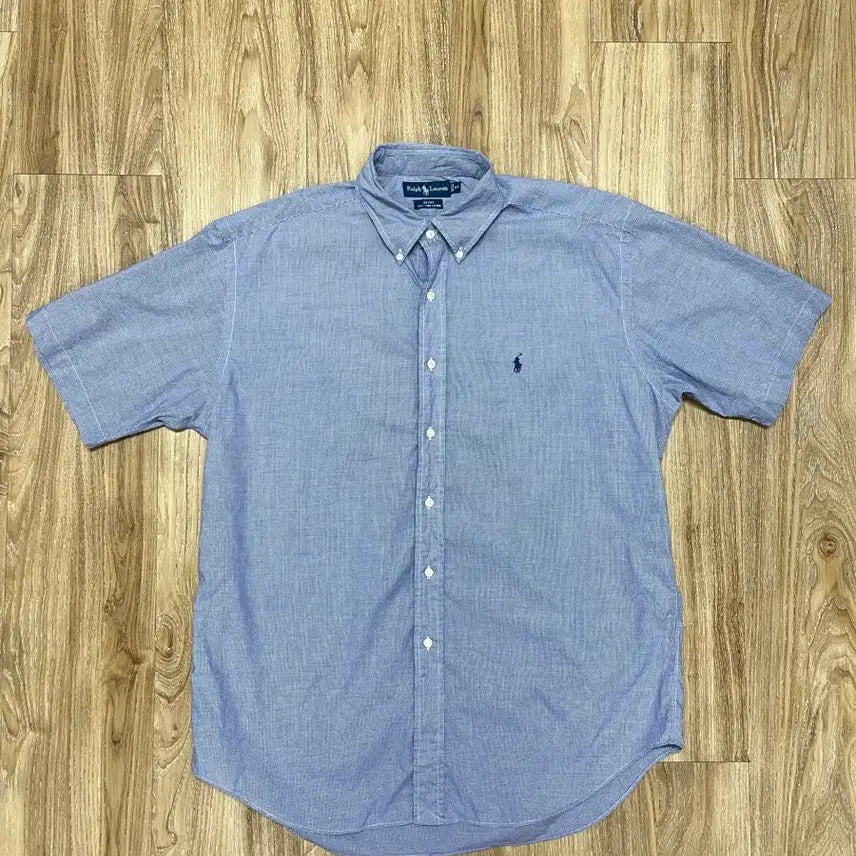 [BUNJANG] Polo Ralph Lauren Men's Blake Oxford Cotton Checkered Shirt / 폴로 랄프로렌 Blake 피마코튼 반팔 체크셔츠