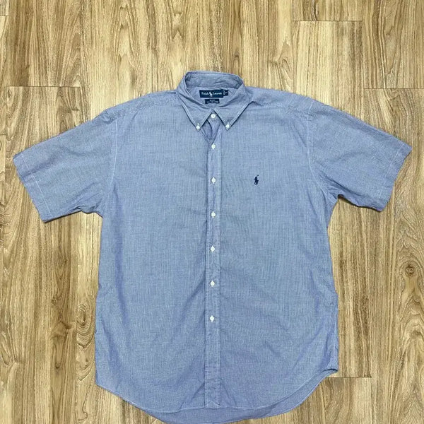 [BUNJANG] Polo Ralph Lauren Men's Blake Oxford Cotton Checkered Shirt / 폴로 랄프로렌 Blake 피마코튼 반팔 체크셔츠