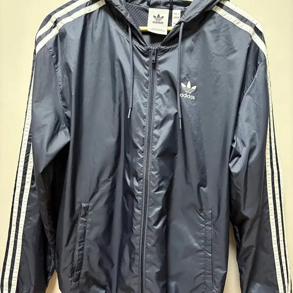 [BUNJANG] Adidas Navy Windbreaker Size S / 아디다스 바람막이 네이비 s사이즈