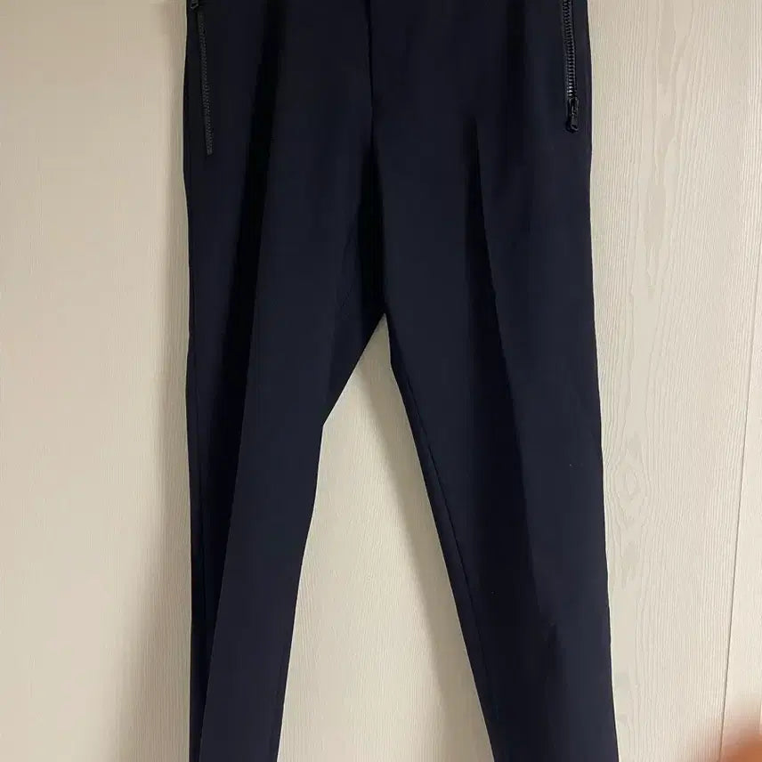 [BUNJANG] Solid Homme Lampo Zipper Detail Wool Trousers Black 46 / 솔리드 옴므 Lampo 지퍼 포켓 디테일 울팬츠 블랙46