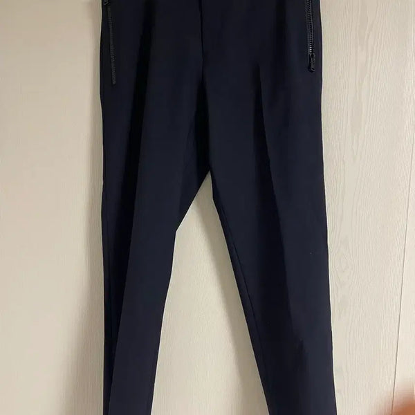 [BUNJANG] Solid Homme Lampo Zipper Detail Wool Trousers Black 46 / 솔리드 옴므 Lampo 지퍼 포켓 디테일 울팬츠 블랙46