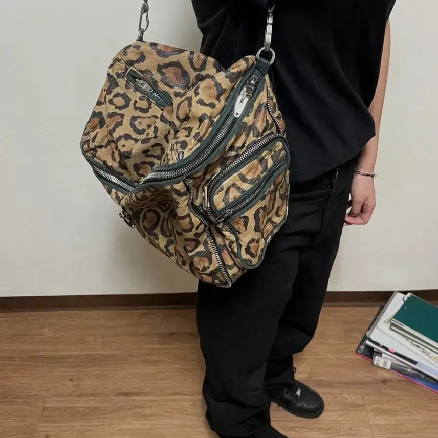 [BUNJANG] Alexander Wang Leopard Print Jane Shoulder Bag / 알렉산더왕 제인백