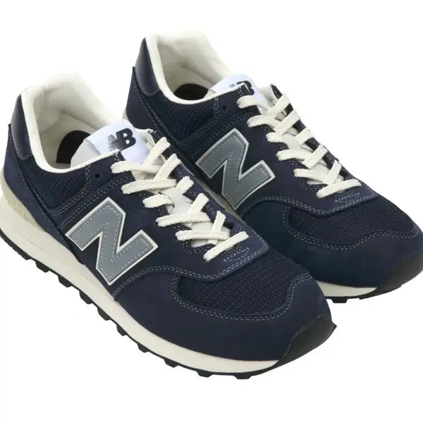 [BUNJANG] New Balance x Pottery 574 Premium Hard Navy Sneakers / 뉴발란스 x 포터리 574 프리미엄 하드 네이비 (300)