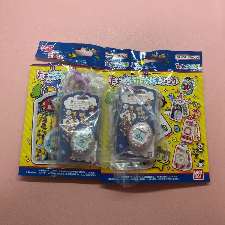 [BUNJANG] Tamagotchi Foodie Toy Mini Figure Angel Set / 다마고치 식완 키링 엔젤 세트