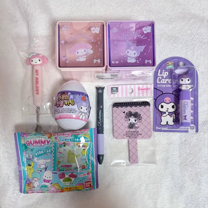 [BUNJANG] Sanrio Characters Kuromi My Melody Bundle Set Merchandise / 산리오 캐릭터즈 쿠로미 마이멜로디 굿즈 일괄 판매