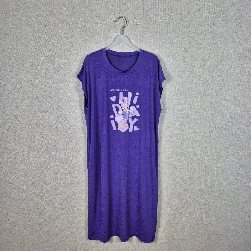 [BUNJANG] Daisy Duck Purple Sleeveless Dress / (#77,88추천/택없는새상품)왕스판 데이지덕 퍼플나시 원피스