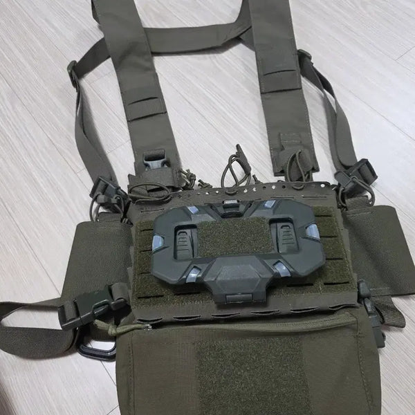[BUNJANG] Ranger Green Survival Chest Rig, War Belt, and Pouch Set / 서바이벌 장구류 체스트리거 워벨트 파우치