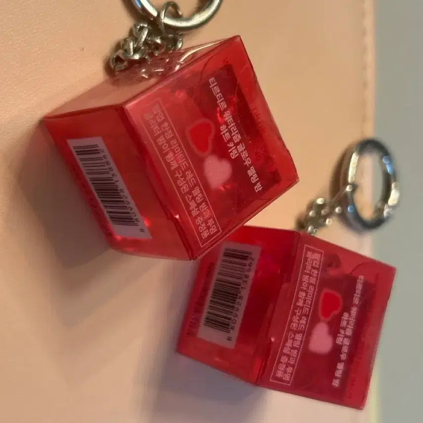 [BUNJANG] TIRTIR Waterism Glow Melting Balm Heart Keyring Limited Edition / 티르티르 워터리즘 글로우 멜팅 밤 하트 키링 팝업