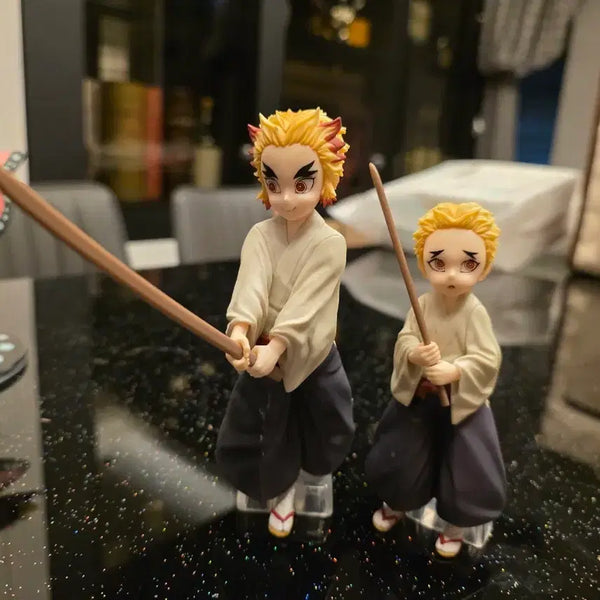 [BUNJANG] Demon Slayer Kyojuro & Senjuro Rengoku Childhood Figure / 귀멸의 칼날 렌고쿠 형제 피규어