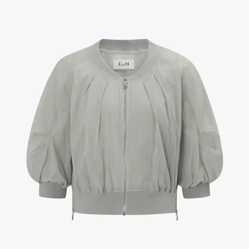 [BUNJANG] EBM Cropped Jumper Light Grey / Ebm/ 이비엠 크롭 점퍼 *새상품*