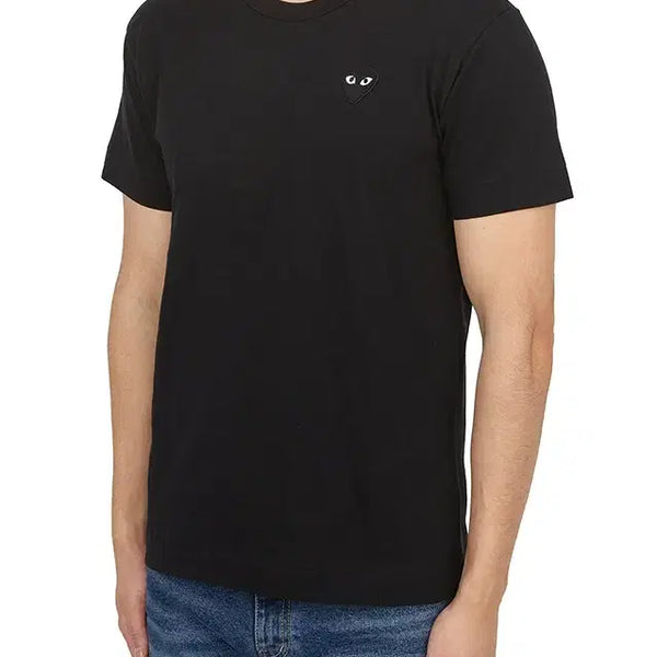 [BUNJANG] Comme des Garçons Black Logo Short Sleeve T-Shirt / (정품 무료배송) 꼼데 블랙로고 반팔