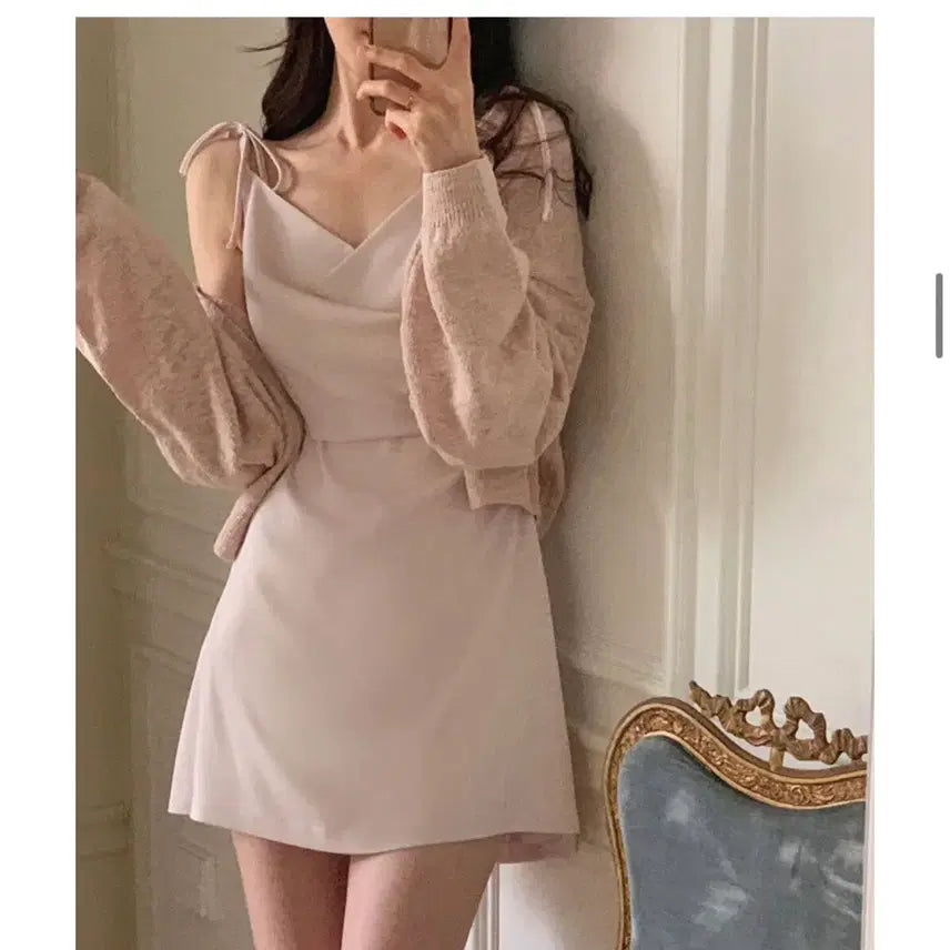 [BUNJANG] Fromthenewone Bustier Mini Dress / 로미홀 뷔스티에 나시 미니 원피스 프롬데이원 에이블리 잔느 순느 히니크