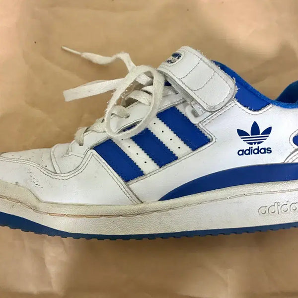 [BUNJANG] Adidas Forum Low White Royal Blue Sneakers / 아디다스 포럼 로우 화이트 로열 블루
