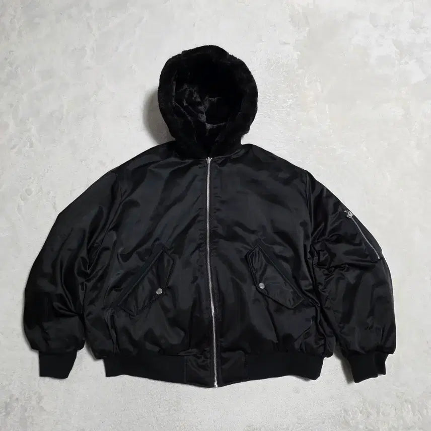 [BUNJANG] Zara Women's Oversized Reversible Mink Fur Bomber Jacket / (M)여성 자라 오버핏 리버서블 밍크퍼 항공 점퍼 봄버 자켓