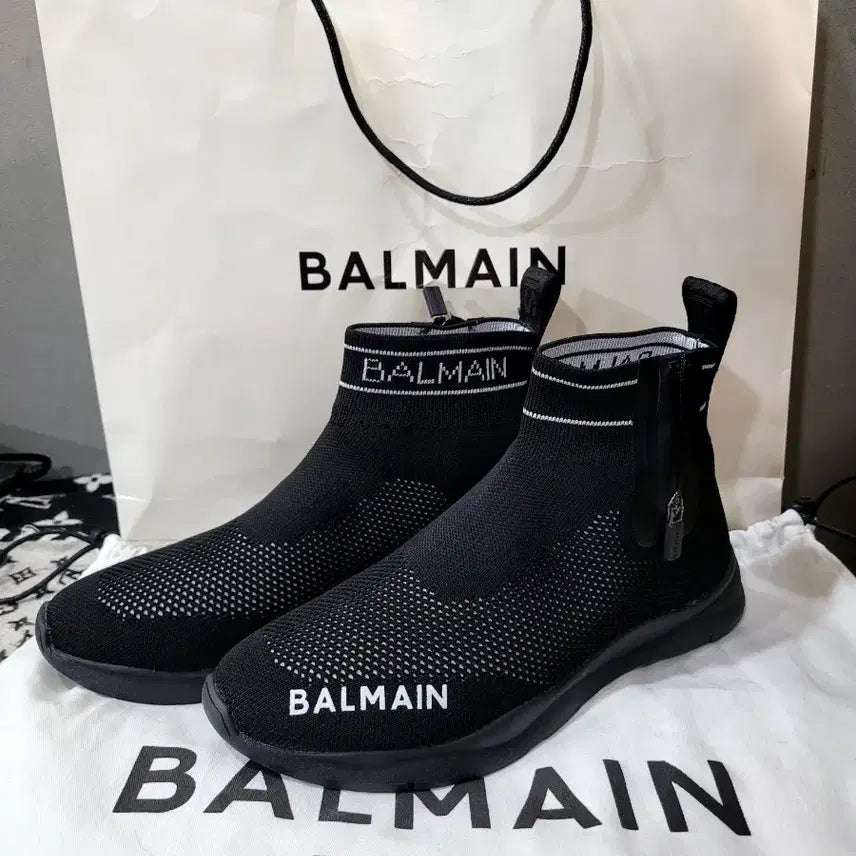[BUNJANG] Balmain Knit Sock Sneakers / (새상품) 정품 발망 니트 삭스 스니커즈