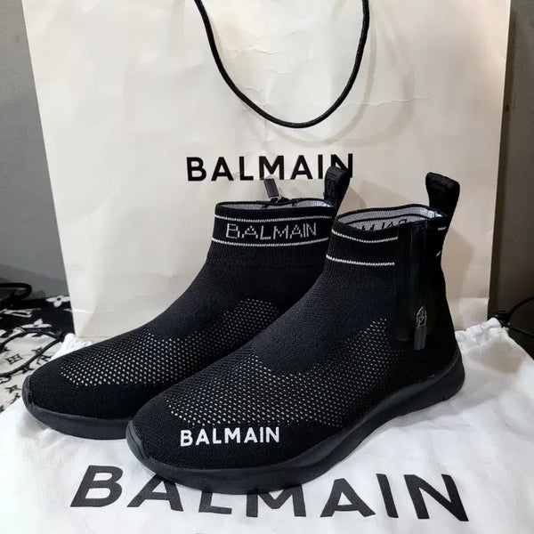 [BUNJANG] Balmain Knit Sock Sneakers / (새상품) 정품 발망 니트 삭스 스니커즈