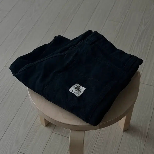 [BUNJANG] Stussy Double Knee Carpenter Pants Black / Stussy Double Knee 스투시 더블니 카펜터 팬츠