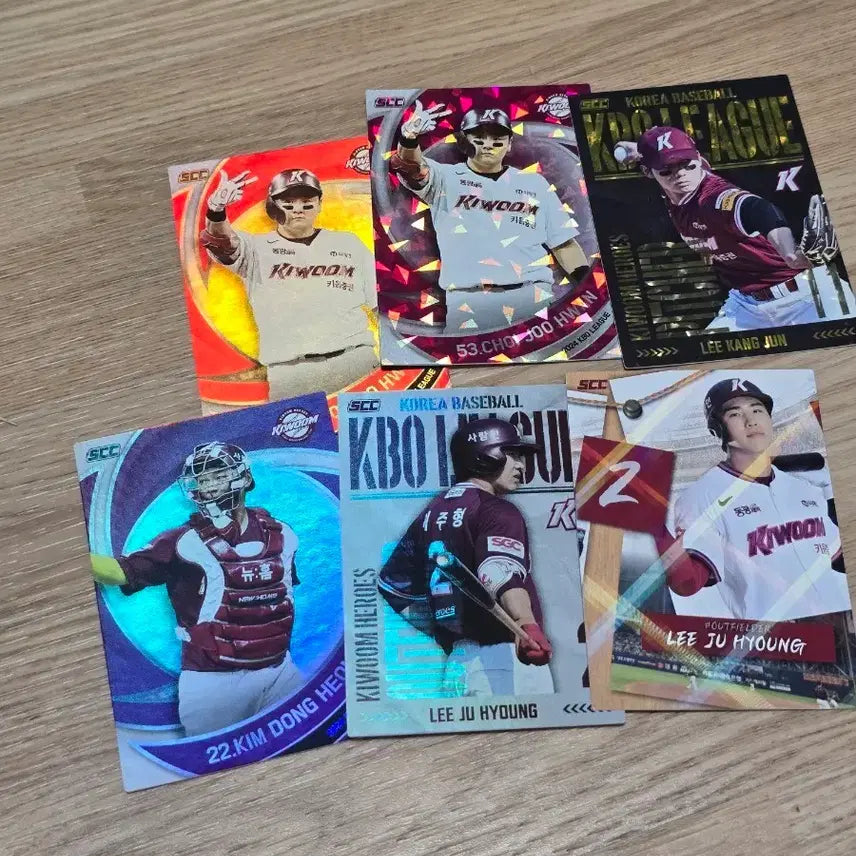 [BUNJANG] Kiwoom Heroes Official Baseball Cards 2024-2025 SCC Bundle / 키움히어로즈 프로야구카드