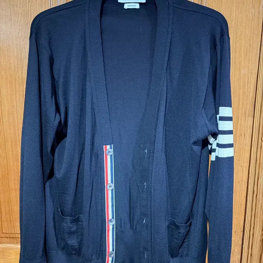 [BUNJANG] Thom Browne Merino Wool Cardigan Black / 톰브라운/메리노울가디건블랙/4