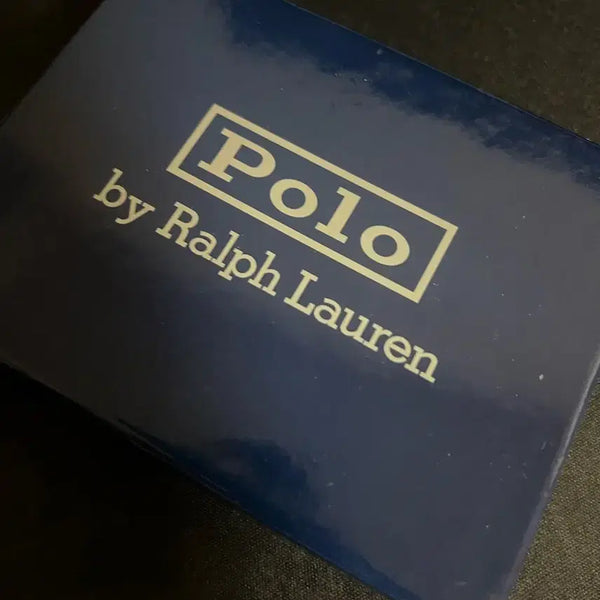 [BUNJANG] Polo Cotton Leather Card Case Navy / 폴로 코튼 레더 카드 케이스 네이비