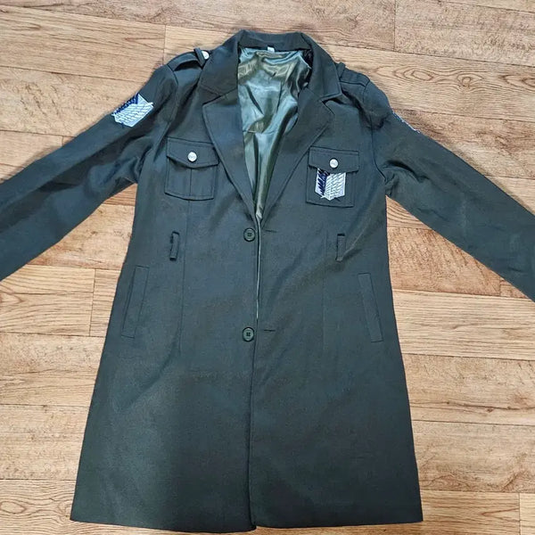 [BUNJANG] Attack on Titan Survey Corps Uniform Coat M (Embroidered) / 진격의거인 코트 제복 M (자수)