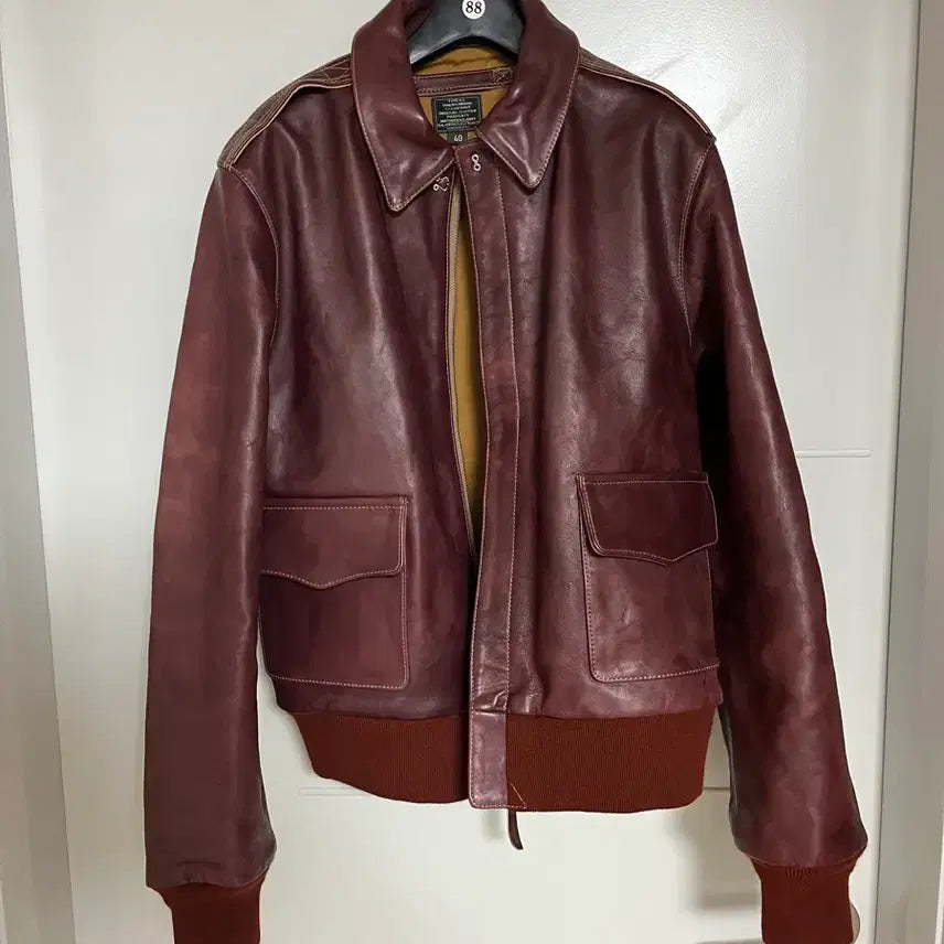 [BUNJANG] Real Simmons Moka A2 Jacket Size 40 / 리얼시몬스 모카 a2자켓 40사이즈 팝니다