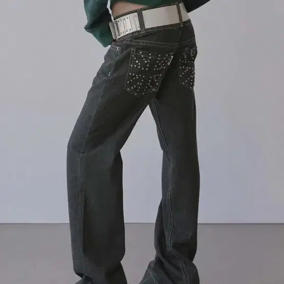 [BUNJANG] Sculptor Union Jack Engineered Low-Rise Denim / 스컬프터 로우라이즈 데님 Union Jack Engineered Deni