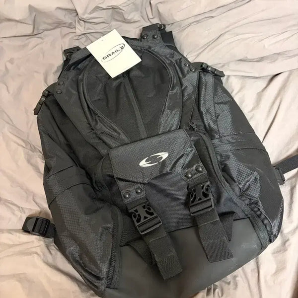 [BUNJANG] GRAILZ Black Backpack Bag / GRAILZ 블랙 백팩 가방