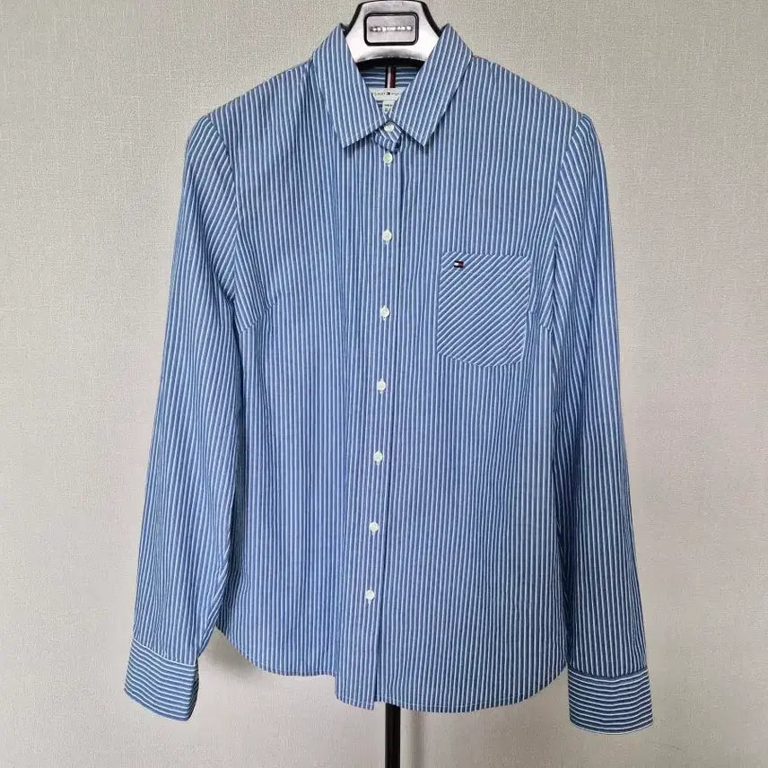 [BUNJANG] Tommy Hilfiger Slim Fit Long Sleeve Shirt / 타미힐피거 US4 85-90 슬림핏 셔츠 W-긴팔-337