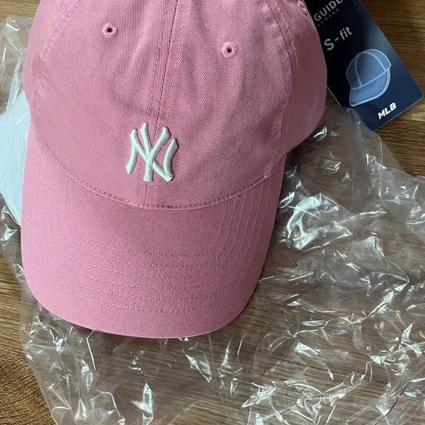 [BUNJANG] MLB Rookie Unstructured Ball Cap Pink / 새상품 [MLB] 루키 언스트럭쳐 볼캡