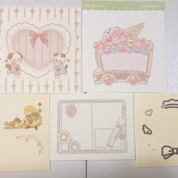 [BUNJANG] 5 Types of Washi Tape Set / 다꾸 모조지 5종 셋트